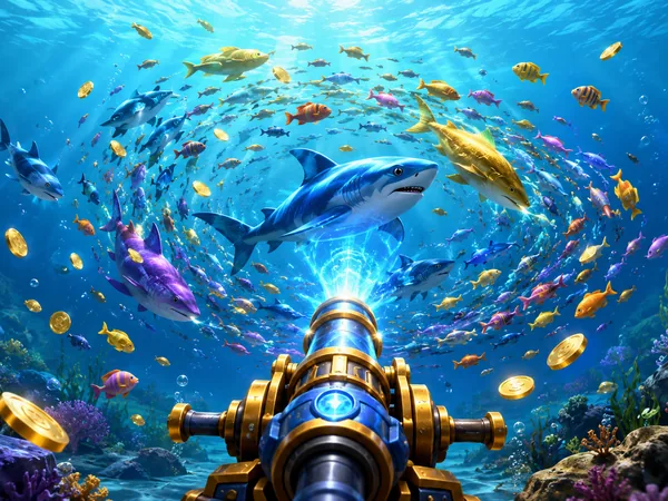 ภาพเกม Jackpot Fishing 4 พร้อมบรรยากาศการตกปลา